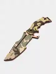Бежевый меланж нож деревянный "охотник" кс го / cs go, 18 видов