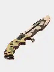 Бежевый меланж нож деревянный "охотник" кс го / cs go, 18 видов