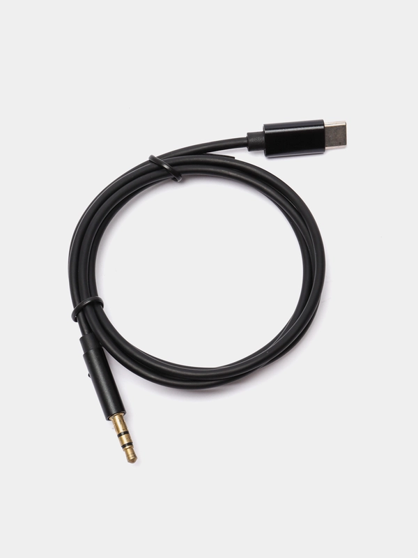 Аудио кабель OTG AUX 3.5 - TYPE C (папа-папа)
