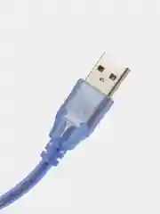 Синий кабель для принтера, сканера USB BM(шт)-АM(шт) USB 2.0 МФУ 1,5 м