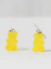 Желтый серьги "Мармеладные мишки"