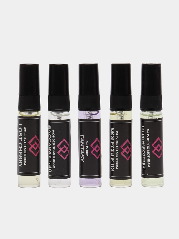 Набор ароматов, мотивы Molecule 02, Fleur Narcotique, Baccarat 540, Lost Cherry, FANTASY