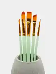Мятный кисточки для рисования художественные  5 шт, 6шт, 7шт, 10шт для детей
