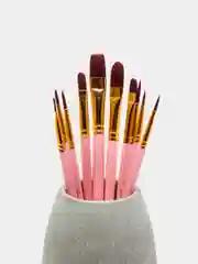 Розовый кисточки для рисования художественные  5 шт, 6шт, 7шт, 10шт для детей
