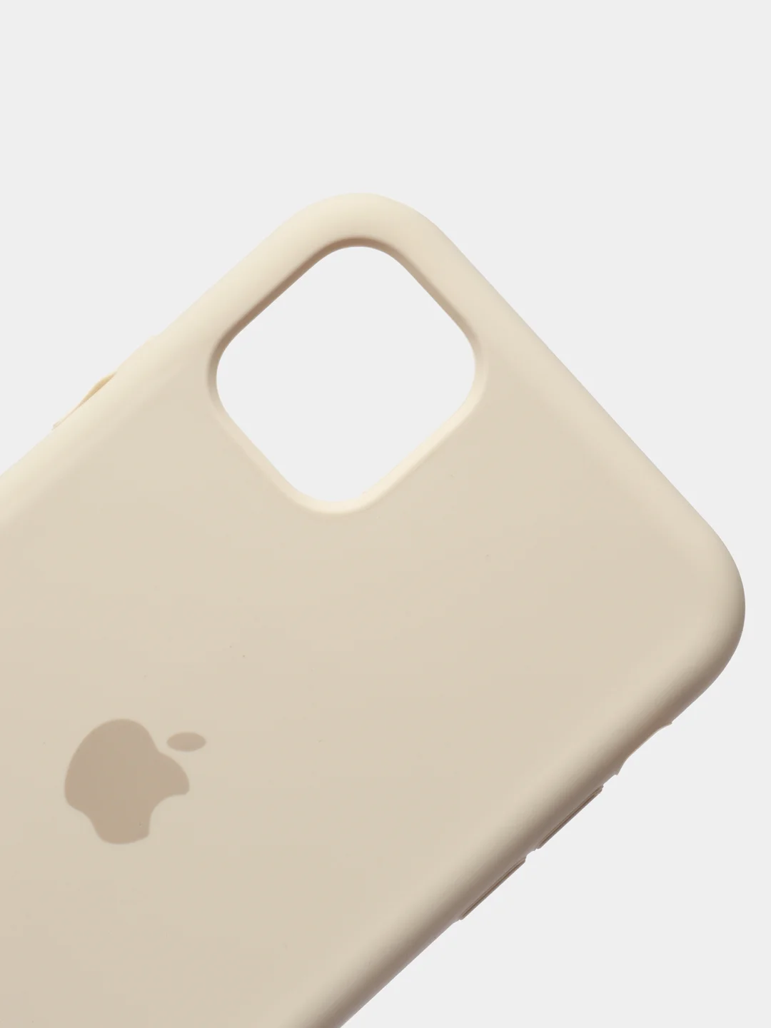 Бежевый чехол Silicone Case для iPhone 11 силиконовый (айфон 11)