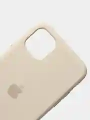 Бежевый чехол Silicone Case для iPhone 11 силиконовый (айфон 11)
