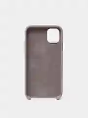 Бежевый меланж чехол Silicone Case для iPhone 11 силиконовый (айфон 11)