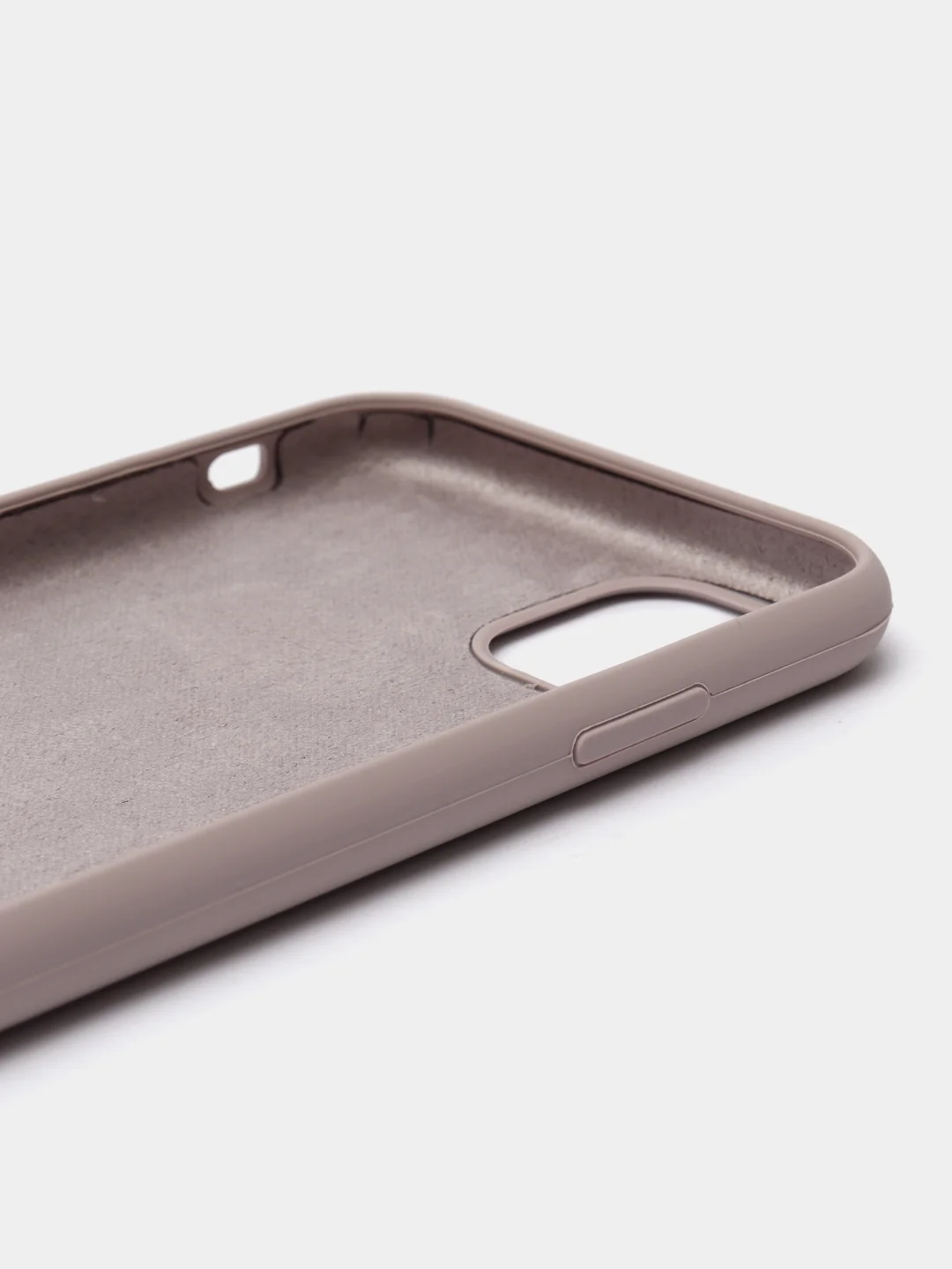 Бежевый меланж чехол Silicone Case для iPhone 11 силиконовый (айфон 11)