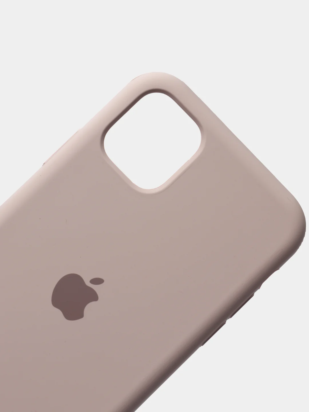 Бежевый меланж чехол Silicone Case для iPhone 11 силиконовый (айфон 11)