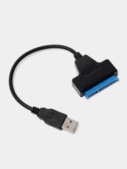 Кабель-переходник адаптер SATA-USB 2.0 для SSD, HDD, поддержка 2,5 дисков