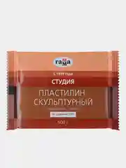 Терракотовый пластилин скульптурный "Студия", мягкий