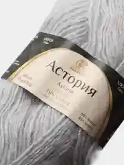 Серебряный пряжа Камтекс "Астория", 180 м, 50 г, хлопок 65%, шерсть 35%