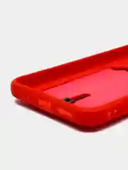 Красный чехол Xiaomi Redmi 10C / Poco C40, Сяоми Редми 10С, Поко С40 силиконовый с карманом для карты
