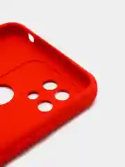Красный чехол Xiaomi Redmi 10C / Poco C40, Сяоми Редми 10С, Поко С40 силиконовый с карманом для карты
