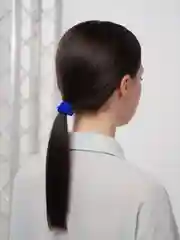 Синий резинки для волос бесшовные / разноцветные