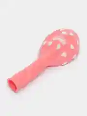 Кораллово-розовый воздушный шар "С РОЖДЕНИЕМ ДОЧЕРИ"