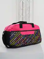 Тёмно-розовый сумка спортивная дорожная, для фитнеса 44 x 26 x 18 см