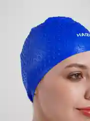 Синий силиконовая шапочка для плавания