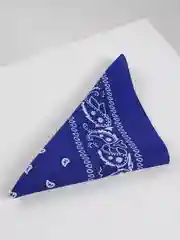 Синий бандана, летняя повязка на голову