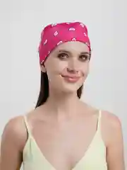 Розовый бандана, летняя повязка на голову