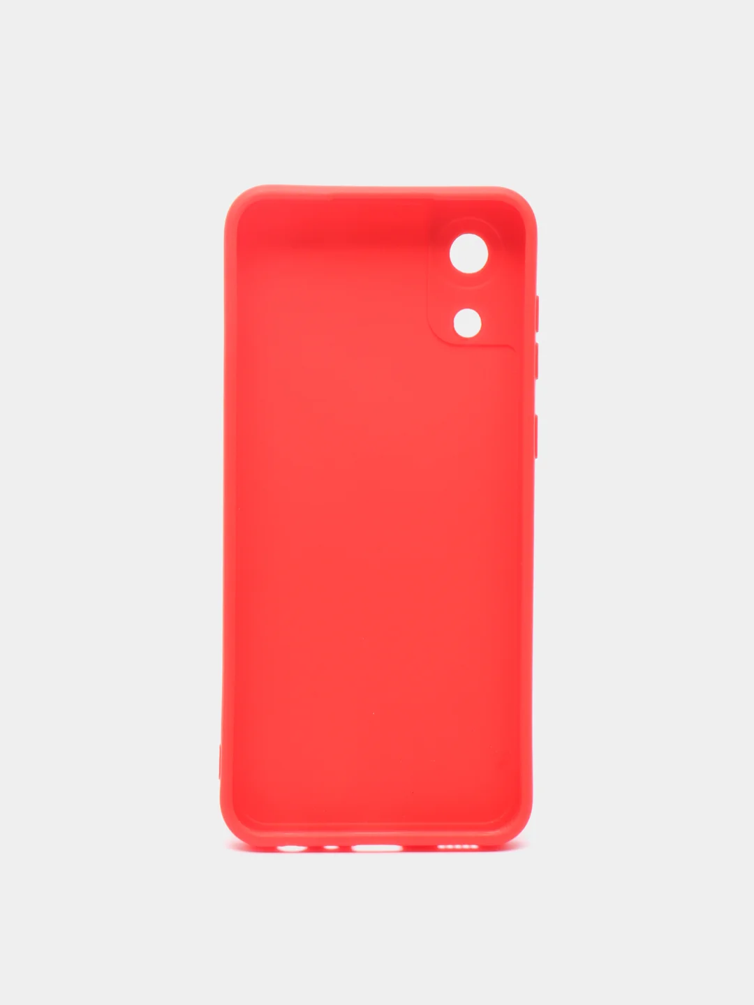 Красный силиконовый чехол для Samsung Galaxy A03 core (Самсунг Галакси А03 Кор)