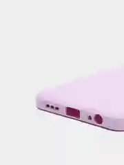 Сиреневый чехол Xiaomi Redmi Note 10 4G, Note 10S, Poco M5S (Сяоми Редми Ноут 10c) прозрачный черный