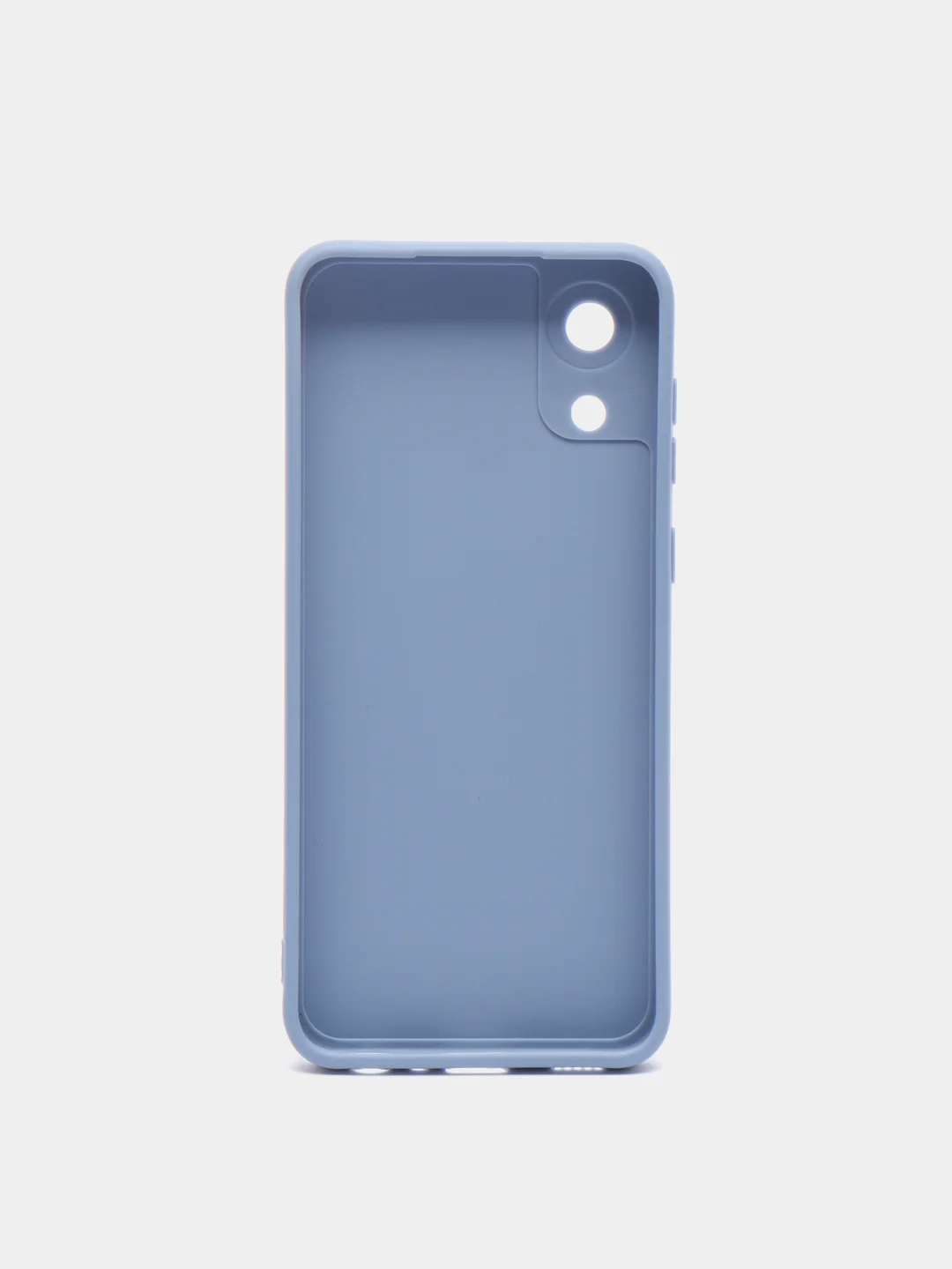 Небесно-голубой силиконовый чехол для Samsung Galaxy A03 core (Самсунг Галакси А03 Кор)