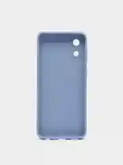 Небесно-голубой силиконовый чехол для Samsung Galaxy A03 core (Самсунг Галакси А03 Кор)
