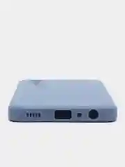 Небесно-голубой силиконовый чехол для Samsung Galaxy A03 core (Самсунг Галакси А03 Кор)