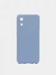 Небесно-голубой силиконовый чехол для Samsung Galaxy A03 core (Самсунг Галакси А03 Кор)
