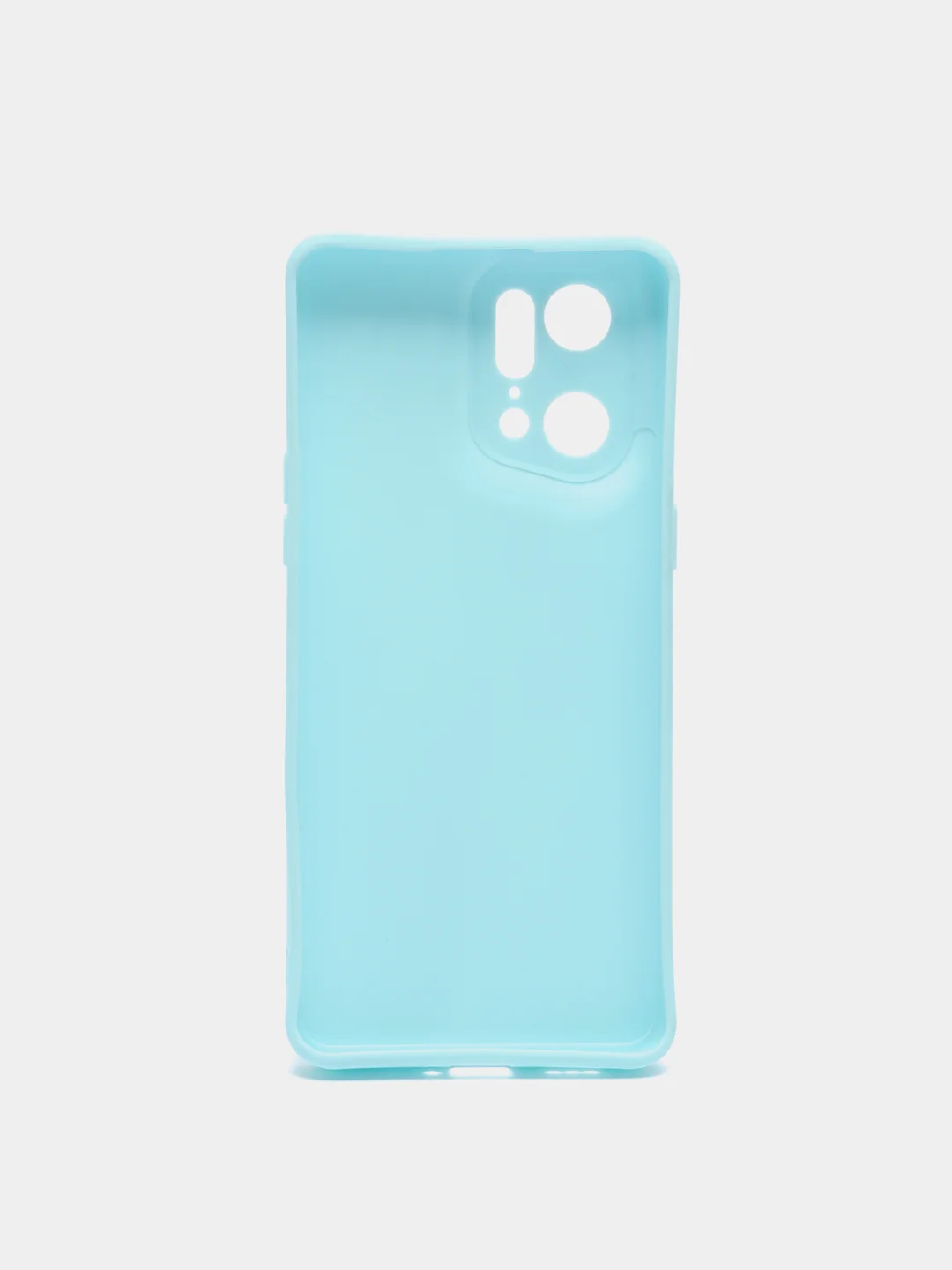Бирюзовый чехол Oppo Find x5 pro, силиконовый (Оппо Финд Х5 Про)