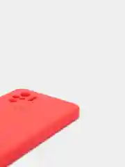 Красный чехол для Realme C21Y / C25Y (Реалми С21у / С25у ), прозрачный