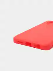 Красный чехол для Realme C21Y / C25Y (Реалми С21у / С25у ), прозрачный