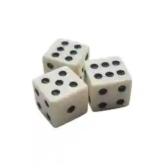 Игральные кости, зарики, 10 и 15 мм