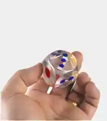 Кости игральные, прозрачные