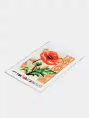 Алый набор для вышивания "Цветы", 10*14 см