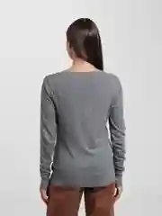 Серый кардиган