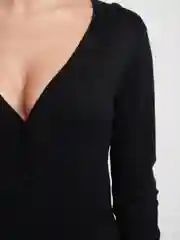 Черный кардиган