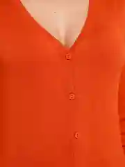 Оранжевый кардиган