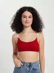 Бордовый женский короткий топ, домашний топ