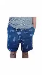 Синий меланж шорты мужские Хлопок 100% Onstyle