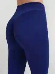 Синий легинсы женские, спортивные, Push up, для фитнеса и йоги
