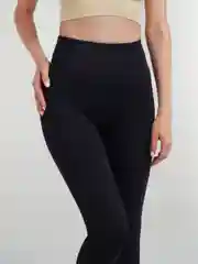 Черный легинсы женские, спортивные, Push up, для фитнеса и йоги