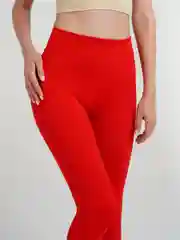 Красный легинсы женские, спортивные, Push up, для фитнеса и йоги