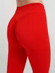 Красный легинсы женские, спортивные, Push up, для фитнеса и йоги