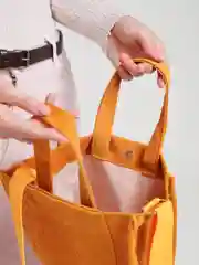 Желтый женская сумка шоппер, вельвет