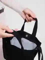 Черный женская сумка шоппер, вельвет