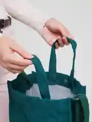 Зеленый женская сумка шоппер, вельвет
