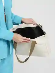 Белый женская сумка шоппер