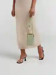 Мятный женская сумка клатч для телефона, на плечо